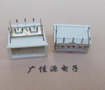 塘厦镇USB接口2.0连接器.3p端子加护套防尘母座