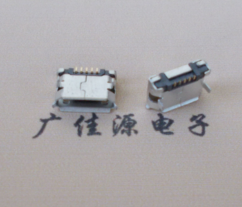 塘厦镇Micro USB卷口 B型(无柱）插板脚间距6.4普通端子