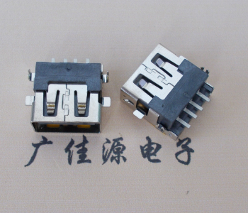 塘厦镇 USB母座 贴片沉板3.5/4.9 直口/卷口铜壳/铁壳