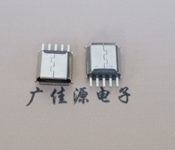 塘厦镇Micro USB接口 母座B型5p引脚焊线无后背