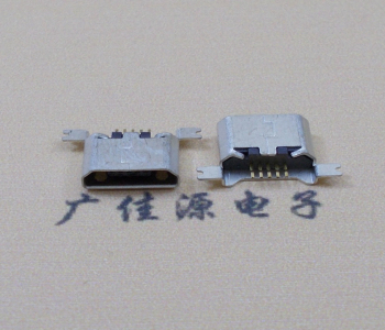 塘厦镇MK USB B Type 沉板0.9母座后两脚SMT口不卷边